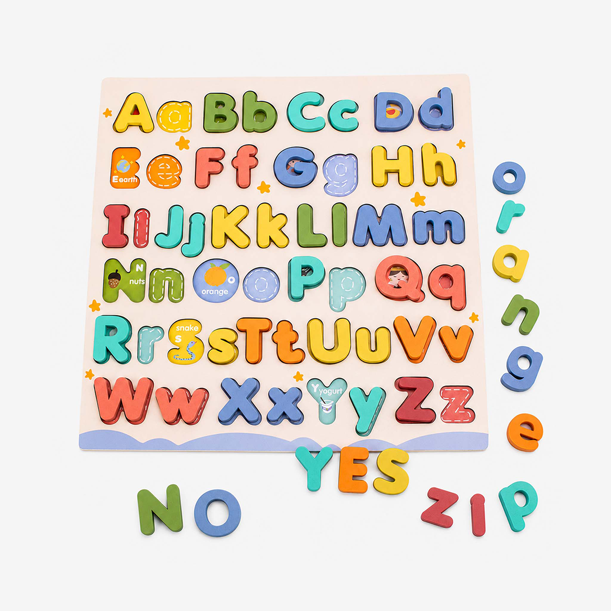 Wooden Alphabet Puzzle Set