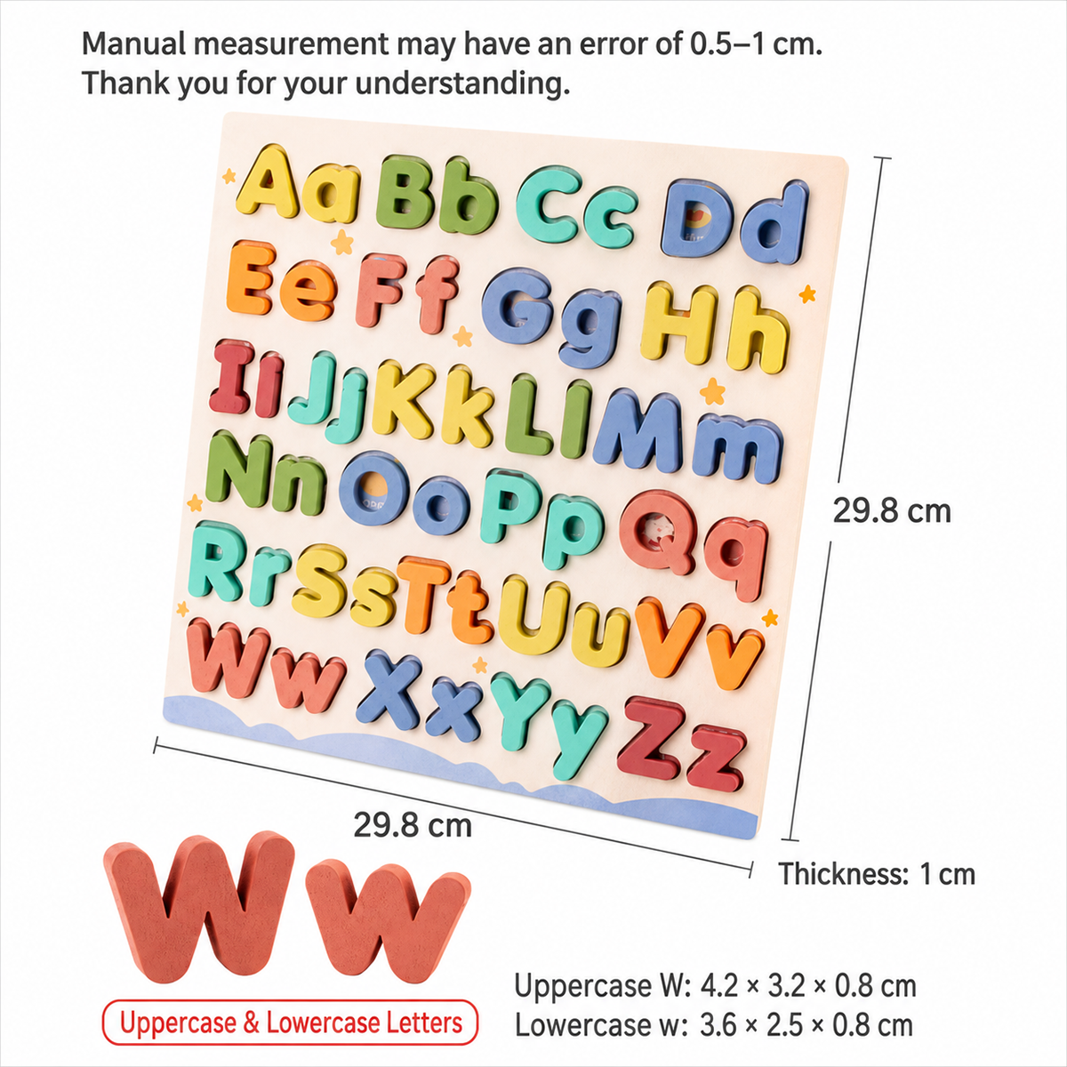 Wooden Alphabet Puzzle Set
