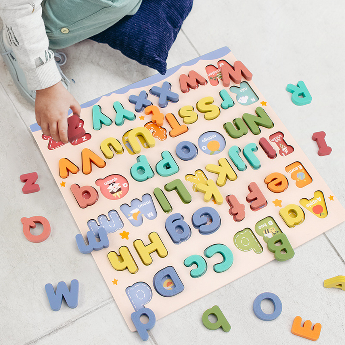 Wooden Alphabet Puzzle Set