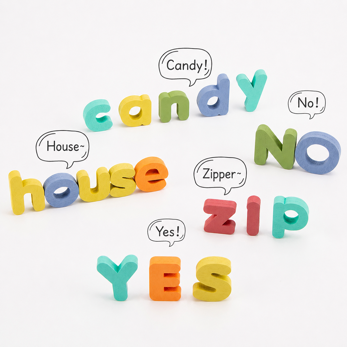 Wooden Alphabet Puzzle Set